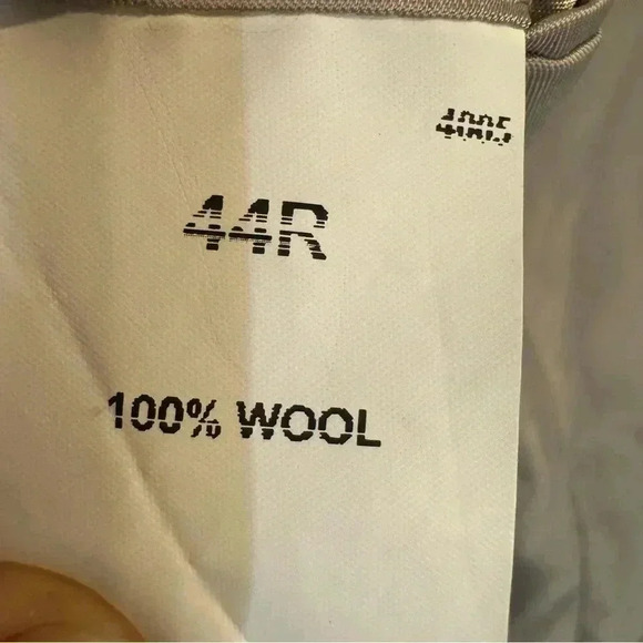 JoS A Bank Herringbone 2 Button Sport Coat Blazer 100% Wool 44R - Picture 8 of 8